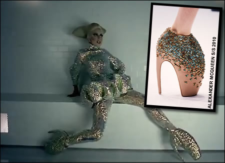  been worn in music videos like the eccentric Lady Gaga's Bad Romance.